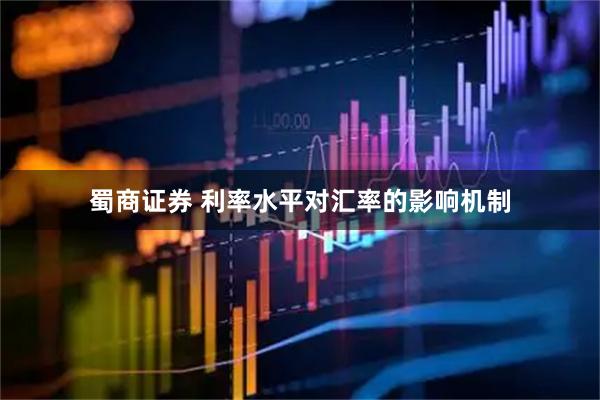 蜀商证券 利率水平对汇率的影响机制